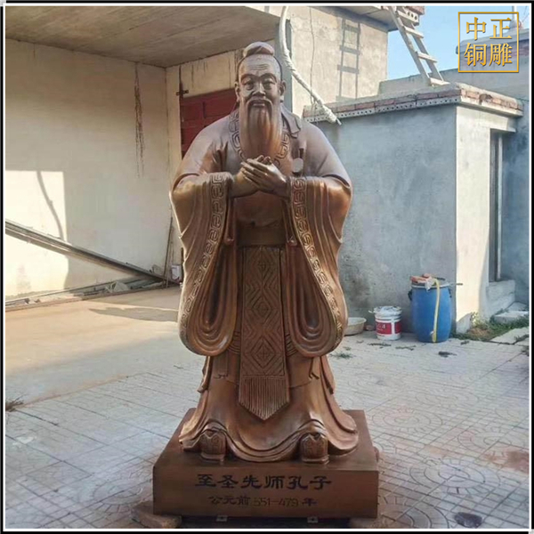 先師孔子像鑄造.jpg